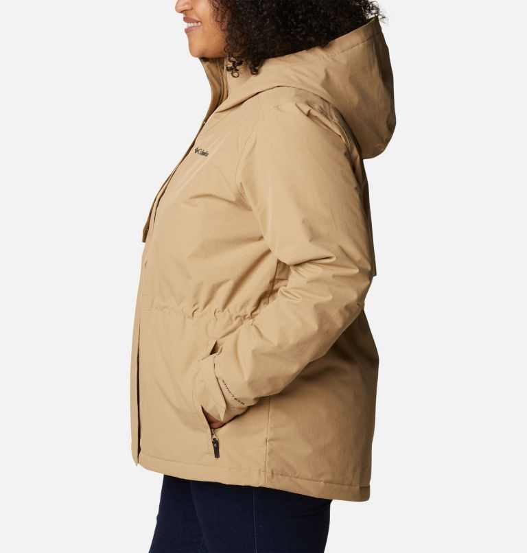 Women's Columbia Hadley Trail Jackets Khaki | Plus Size CA-OC631